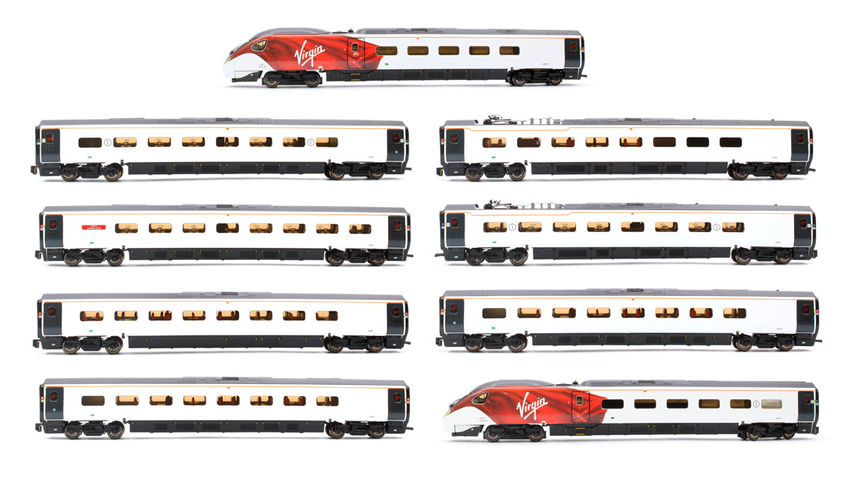 Class 390 010 "Cumbrian Spirit" 9 Car Pendolino in Virgin Livery