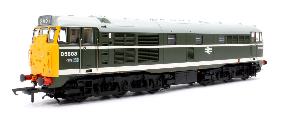 Pre-Owned Class 31 No. D5803 BR Green Full Yellow Ends BR Arrows Diesel Locomotive (DCC Sound)