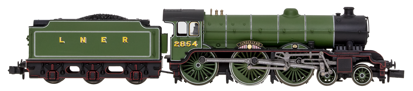 B17 'Sunderland' 2854 LNER Apple Green - DCC Fitted