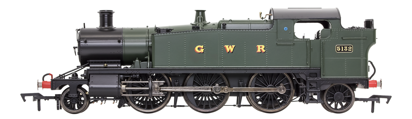 Large Prairie 5132 GWR Green GWR Steam Locomotive - DCC Sound