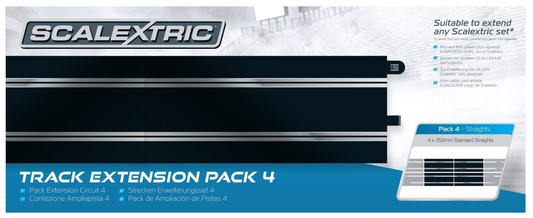 Track Extension Pack 4 - Straight x4