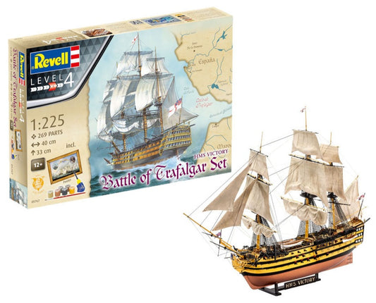 HMS Victory Battle Of Trafalgar Gift Set (1:225 Scale) Model Kit