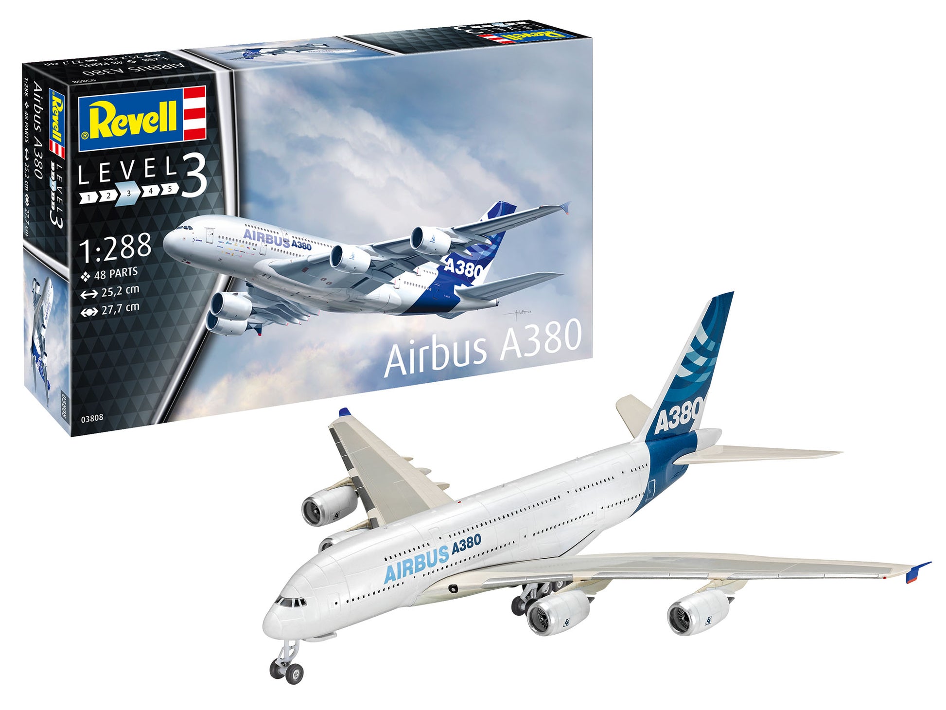 Otrain Model Airplanes For Sale Revell 03808 Airbus A380 (1:288