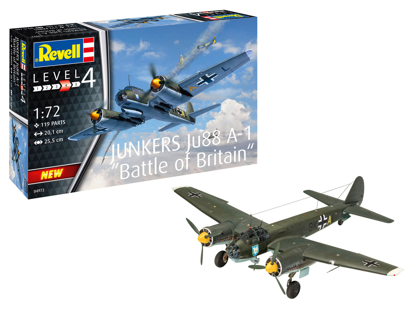 Junkers Ju88 A-1 "Battle of Britain" (1:72 Scale) Model Kit