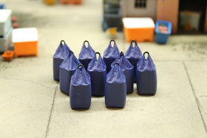 Fertiliser Tonne Bags Resin Models - DARK BLUE - Pack of 10