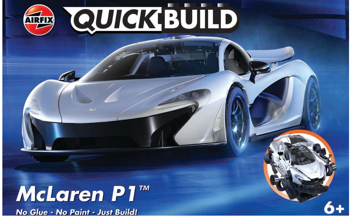 QUICKBUILD McLaren P1 - White Model Kit