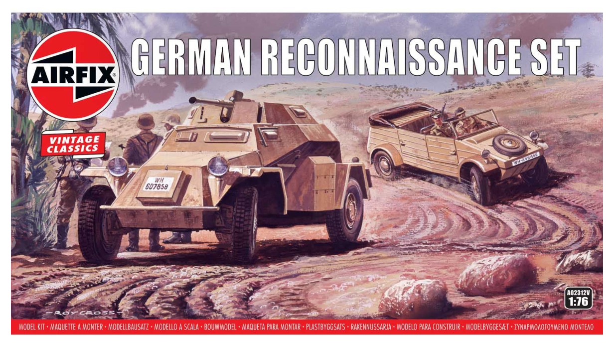 German Reconnaissance Set Model Kit