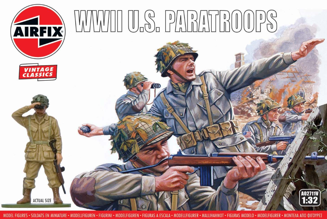 WWII U.S. Paratroops Model Kit