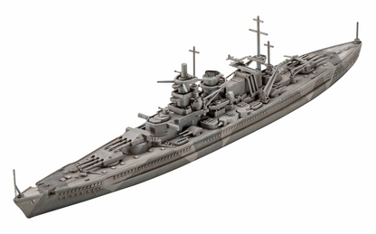 Model Set Battleship Gneisenau Model Kit