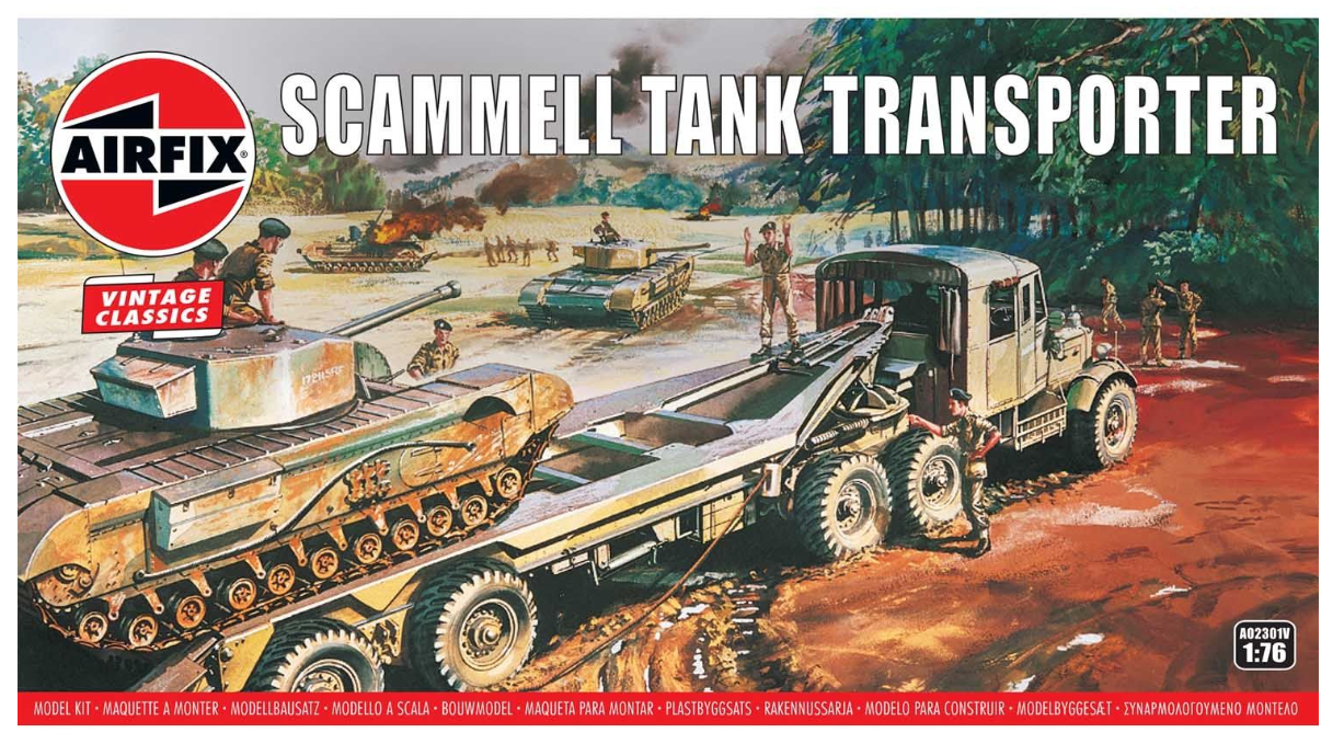 Scammel Tank Transporter Model Kit