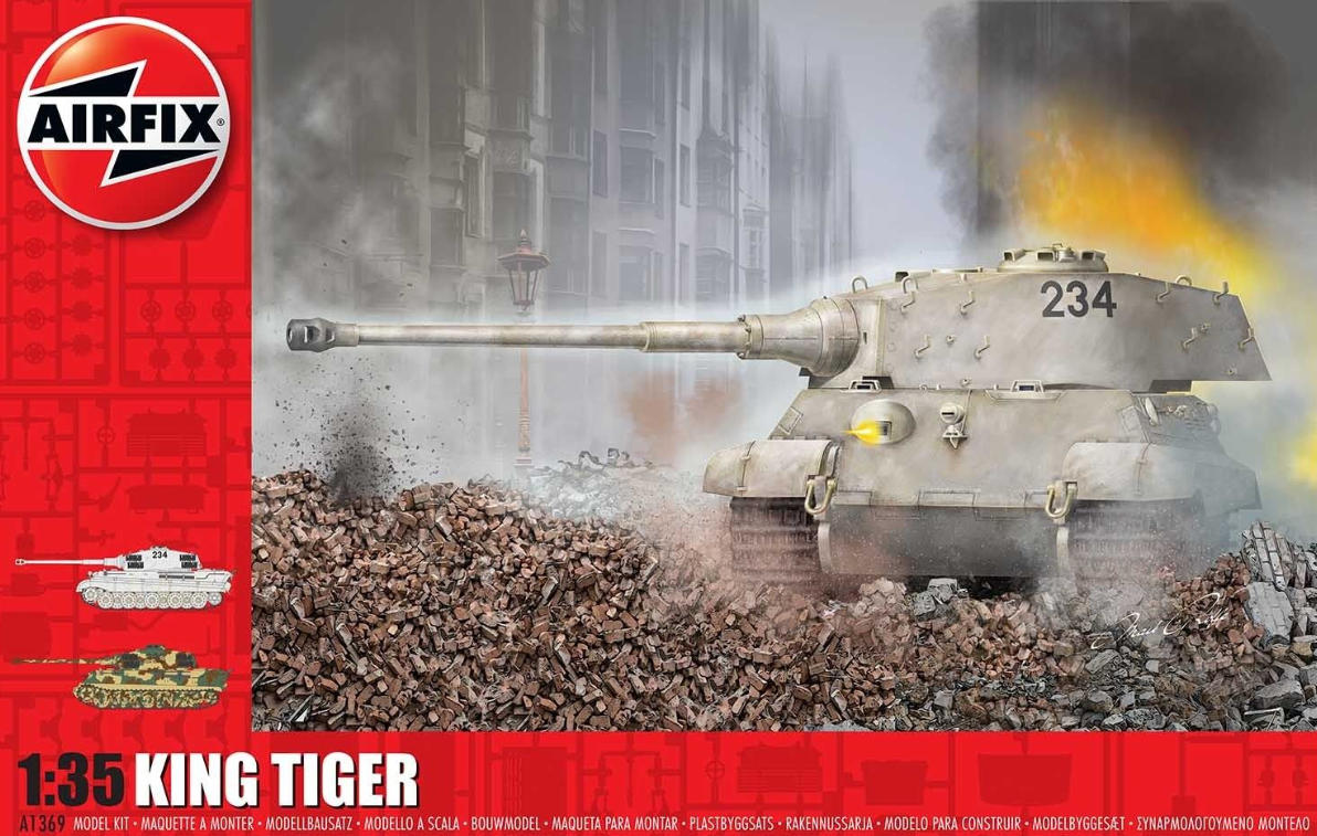 King Tiger Model Kit Rails of Sheffield