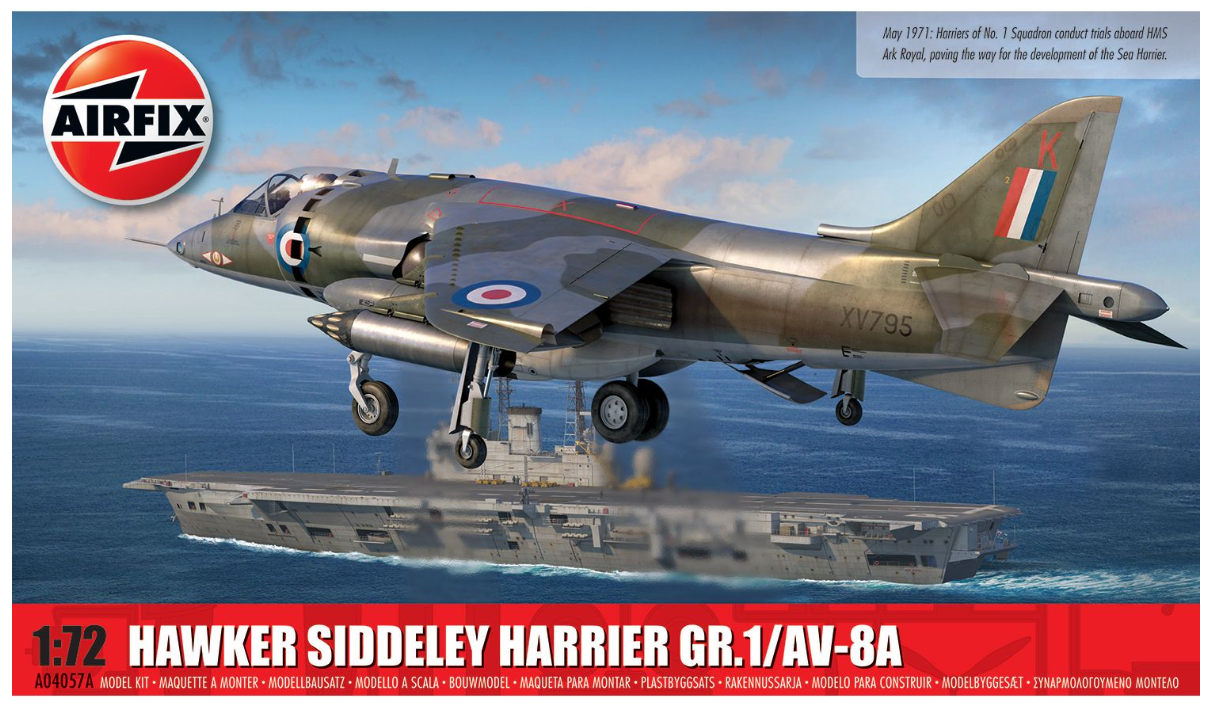 Hawker Siddeley Harrier GR.1/AV-8A Model Kit