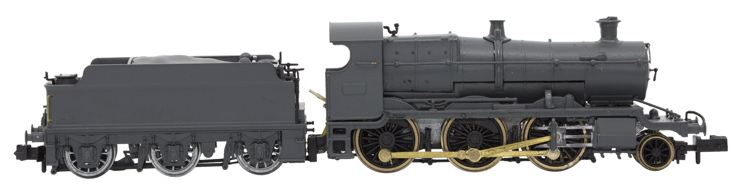 GWR Churchward Built 63xx 2-6-0 Mogul 6324 BR Black, Early Crest