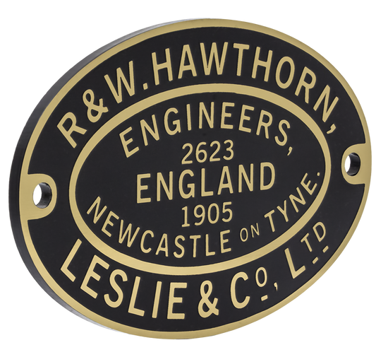 Hawthorn Leslie Worksplate Third Size Replica – 2623 Spider