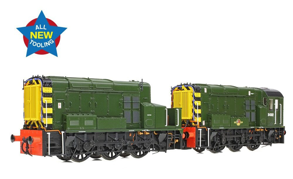 Class 13 D4502 BR Green (Wasp Stripes) Diesel Locomotive