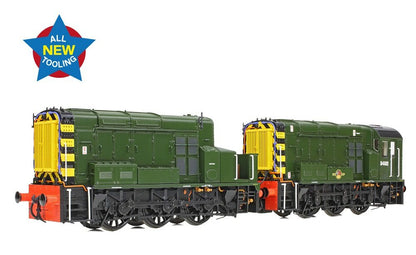 Class 13 D4502 BR Green (Wasp Stripes) Diesel Locomotive