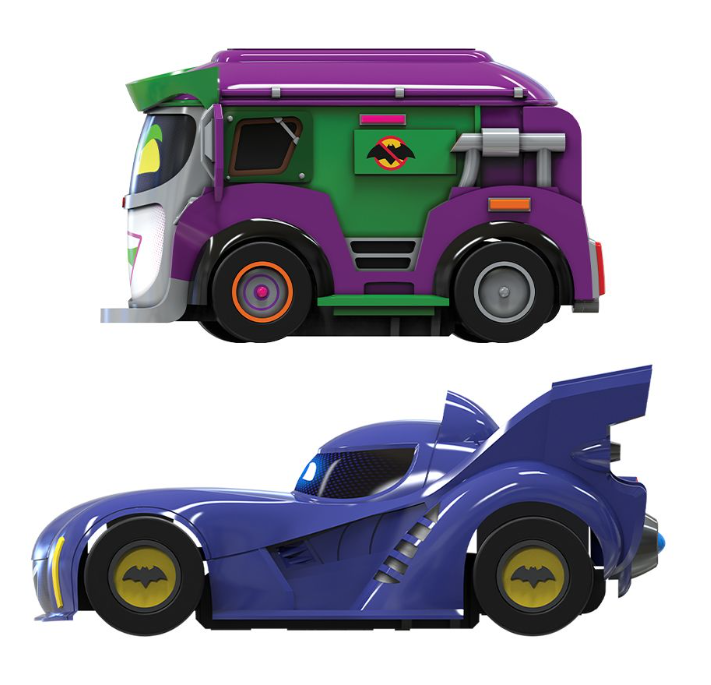 Scalextric Micro Scalextric Batwheels Bam vs Joker Battery Powered Race Set Rails of Sheffield