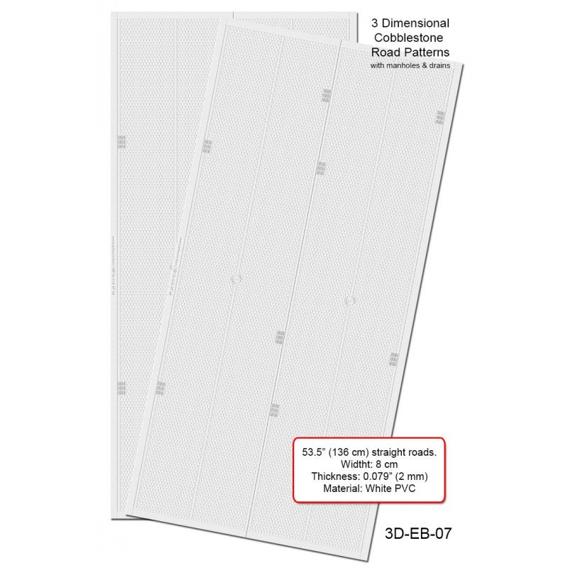 Embossed PVC Sheets (Straight Roads)