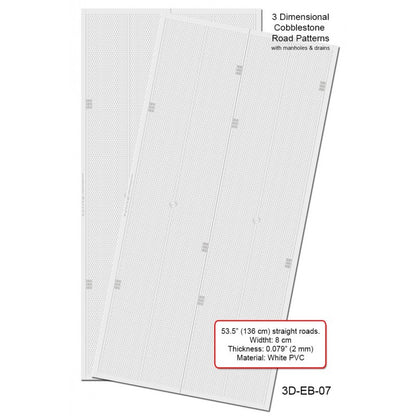 Embossed PVC Sheets (Straight Roads)