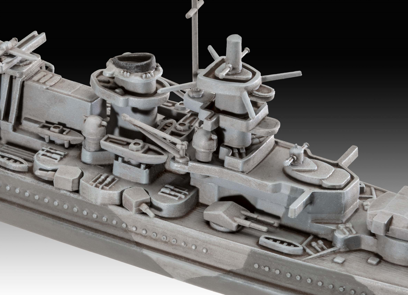 Model Set Battleship Gneisenau Model Kit