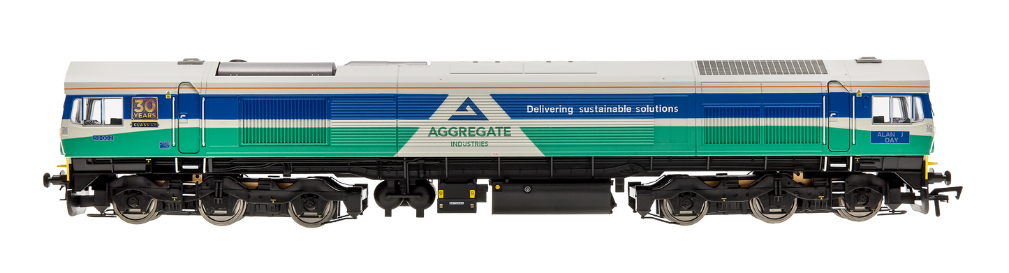 Class 59 Aggregate Industries 59002 Alan J Day Diesel Locomotive