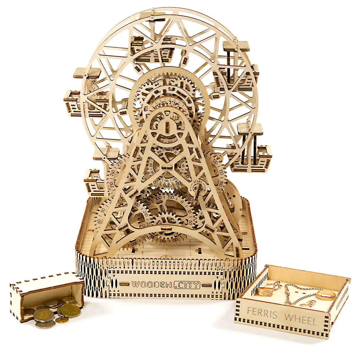 3D Wooden Decoration Puzzle – Ferris Wheel