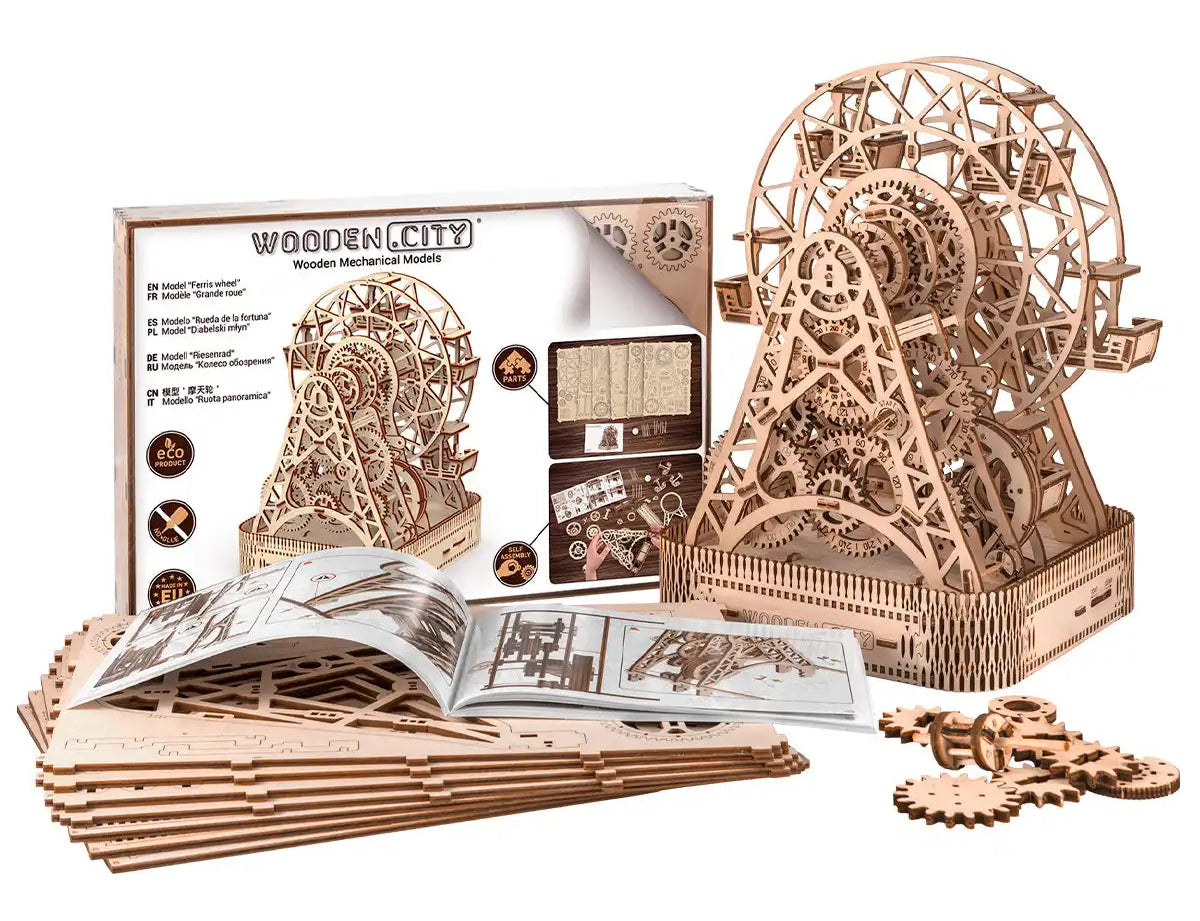 3D Wooden Decoration Puzzle – Ferris Wheel