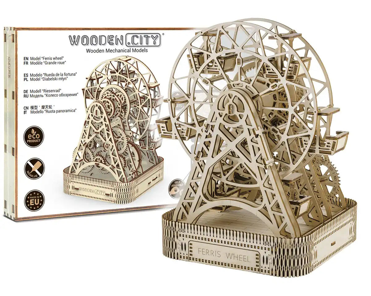 3D Wooden Decoration Puzzle – Ferris Wheel