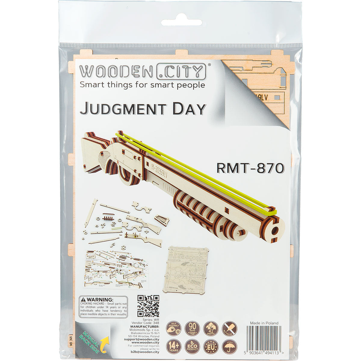3D Wooden Gun Puzzle – Judgment Day RMT-870