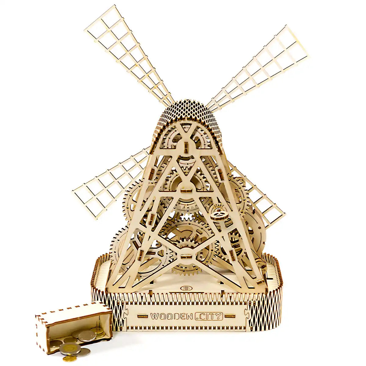 3D Wooden Puzzle – Windmill