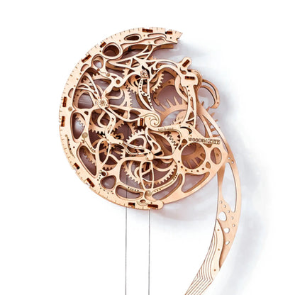 3D Wooden Clock Puzzle – Pendulum