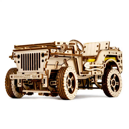 3D Wooden Car Puzzle – Car 4x4