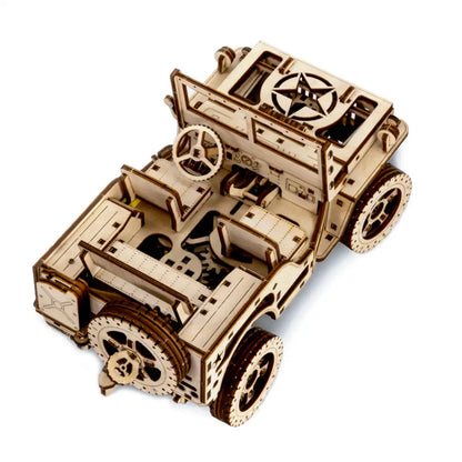 3D Wooden Car Puzzle – Car 4x4