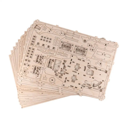 3D Wooden Car Puzzle – Car 4x4