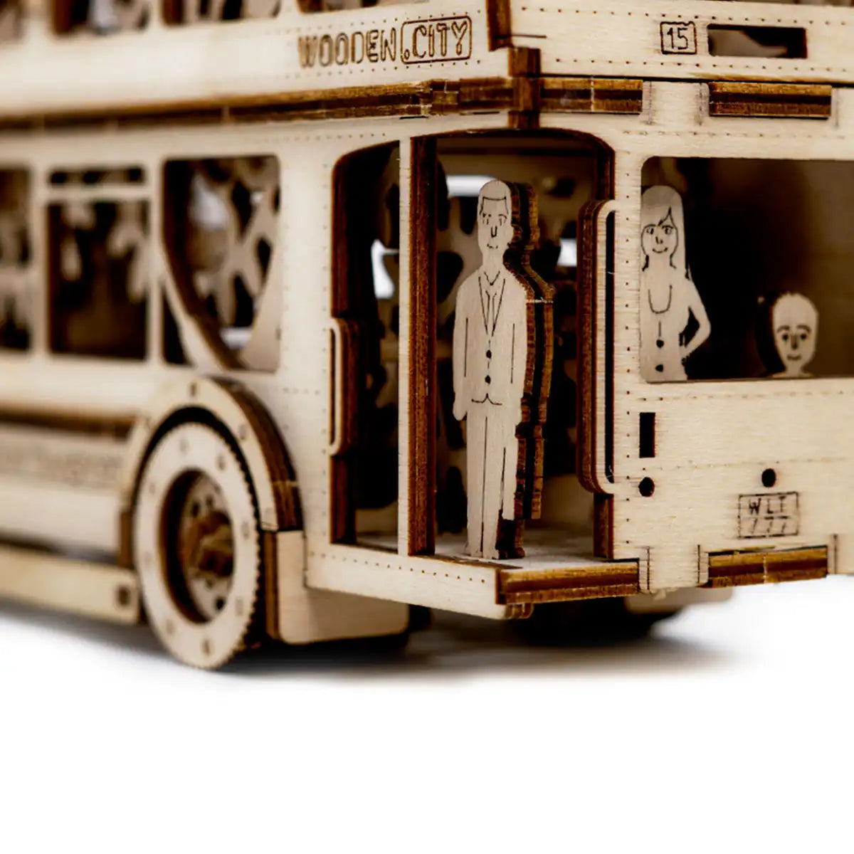 3D Wooden Bus Puzzle – London Bus