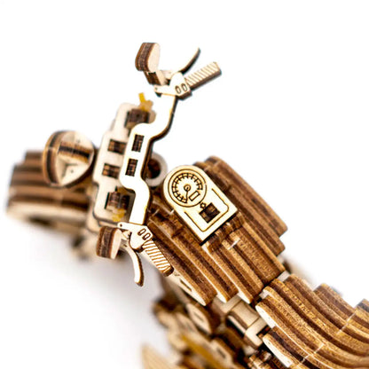 3D Wooden Motorbike Puzzle – Cruiser V-Twin