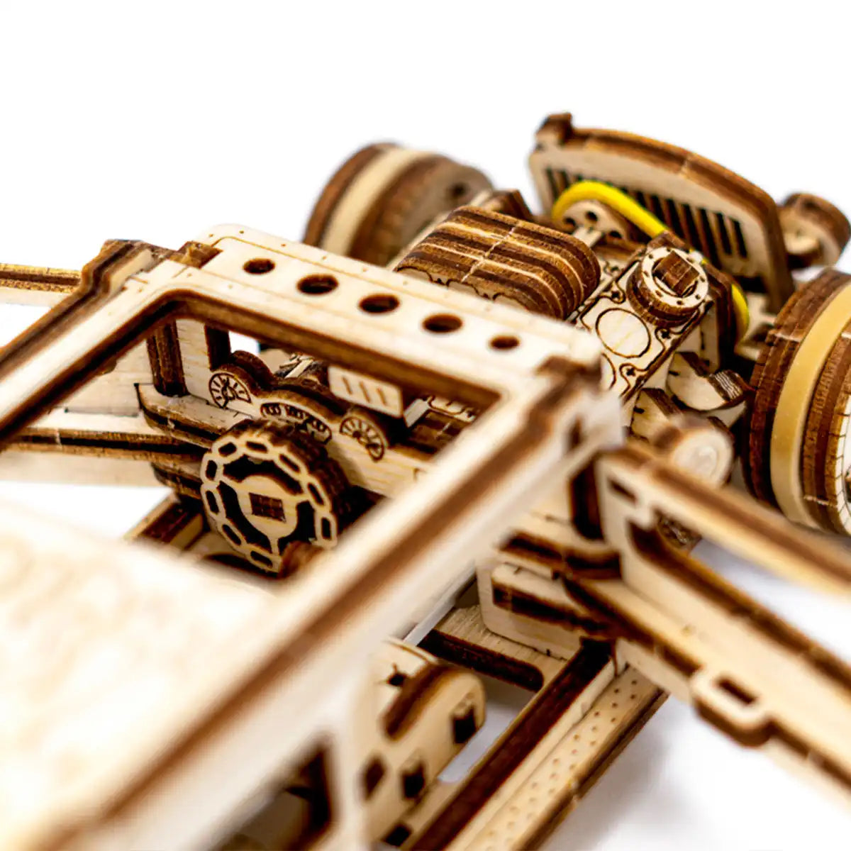 3D Wooden Car Puzzle – Hot Rod