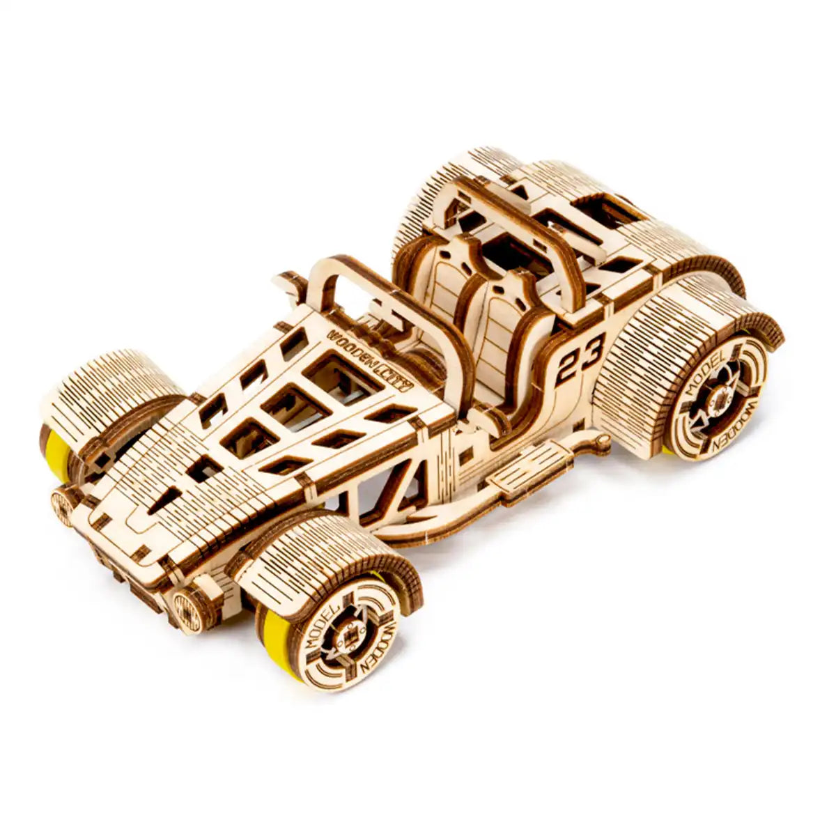 3D Wooden Car Puzzle – Roadster