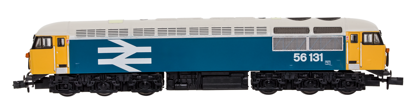 Class 56 56131 (Crewe Built) Large Logo Blue Diesel Locomotive - DCC Fitted