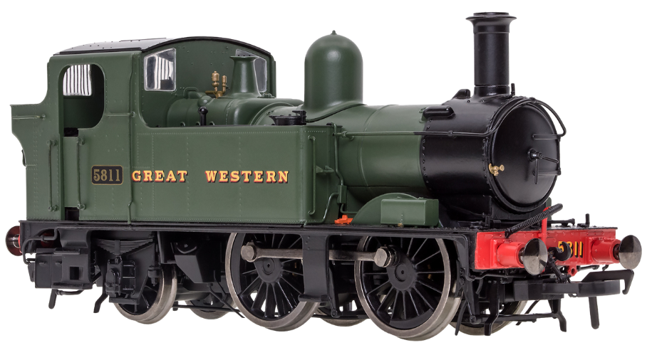 4S-006-050S 58XX Class 0-4-2 5811 Green 'Great Western' Steam Locomotive - DCC Sound