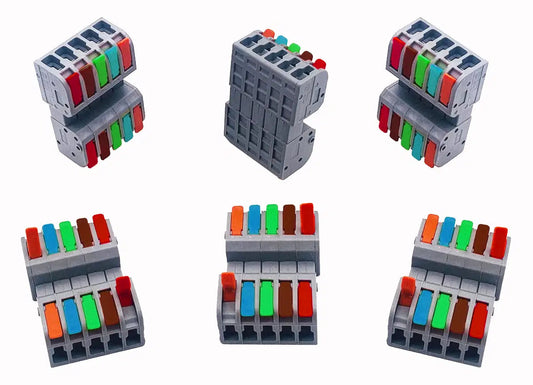 DCW-iLP5.6 Solder-Free 5-Pole 2-piece PLUGGABLE i-Link Connectors (6 pairs)