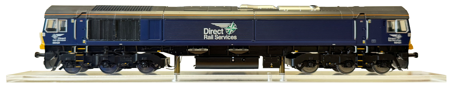 7D-066-004S Class 66 421 New DRS Livery Diesel Locomotive - DCC Sound
