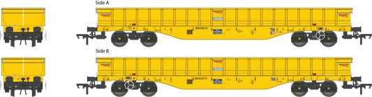 JNA-Y 'Hawk' Inner Wagon Network Rail Yellow 81705831093-6
