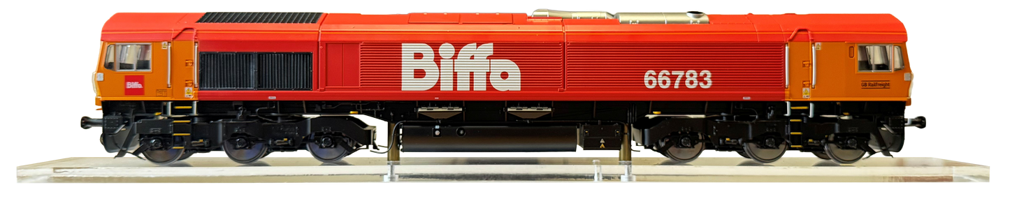 7D-066-006DS Class 66 783 GBRF Biffa 'The Flying Dustman' Diesel Locomotive - DCC Deluxe Sound Fitted