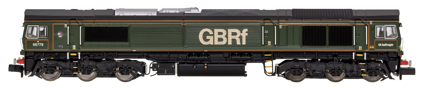Class 66 66779 "Evening Star" BR Lined Green Diesel Locomotive - DCC Sound