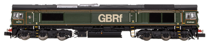 Class 66 66779 "Evening Star" BR Lined Green Diesel Locomotive - DCC Sound