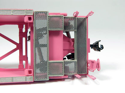 401054 HO 53' Husky-Stack Well Car + Containers: TTX "On Track For A Cure": #654811