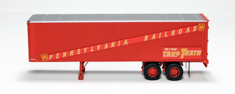 HO 35' Fruehauf Integral-Post Volume Van - PRR 1950s - Trailer #2