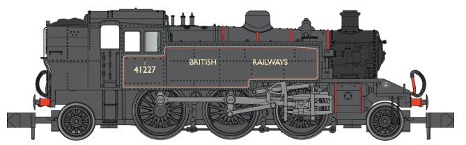 Ivatt 2-6-2T 41227 "British Railways" Lined Black