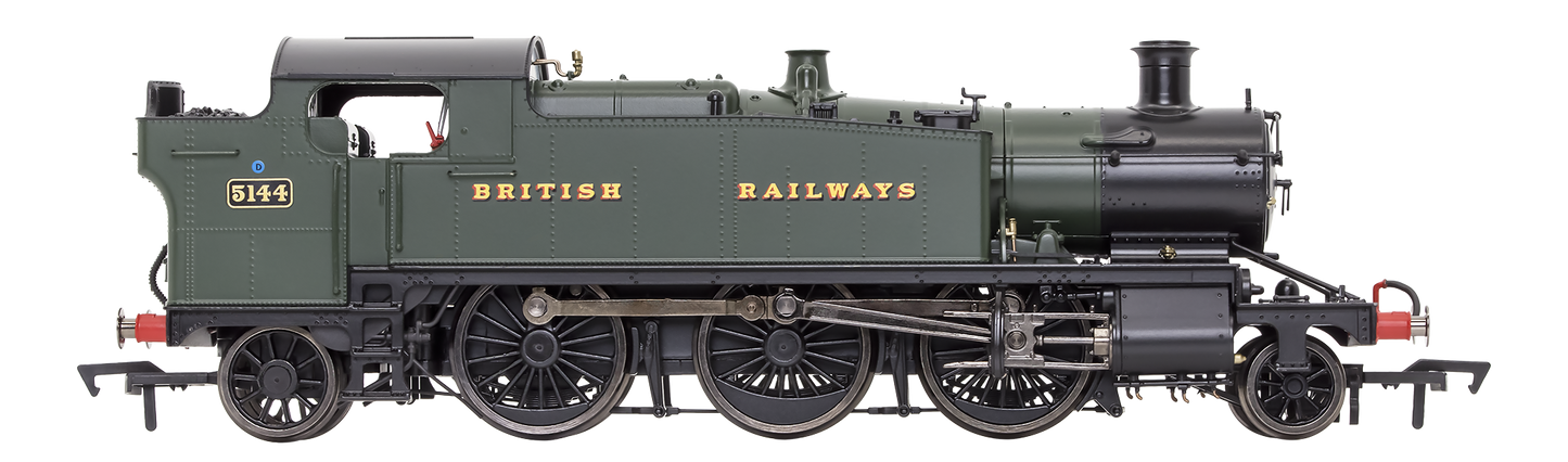 Large Prairie 5144 GWR Green British Railways Steam Locomotive